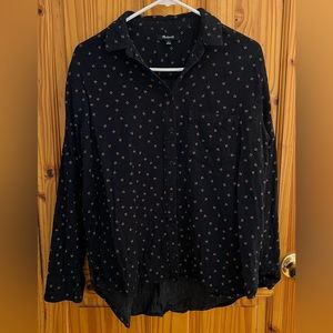 Floral flannel madewell top